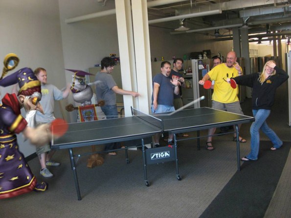 We work hard, but we certainly love gaming!