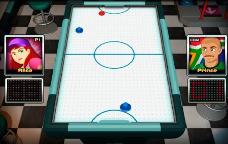 air hockey