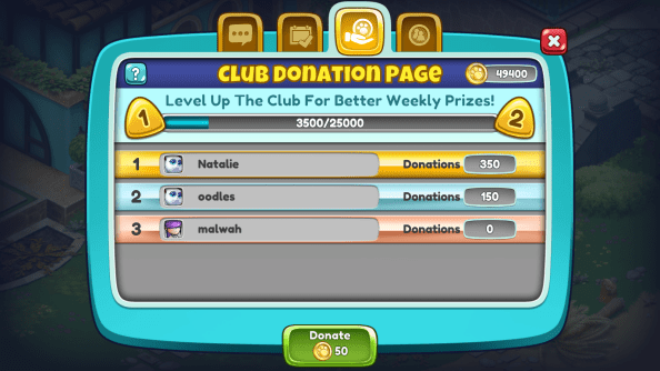 Club Donation